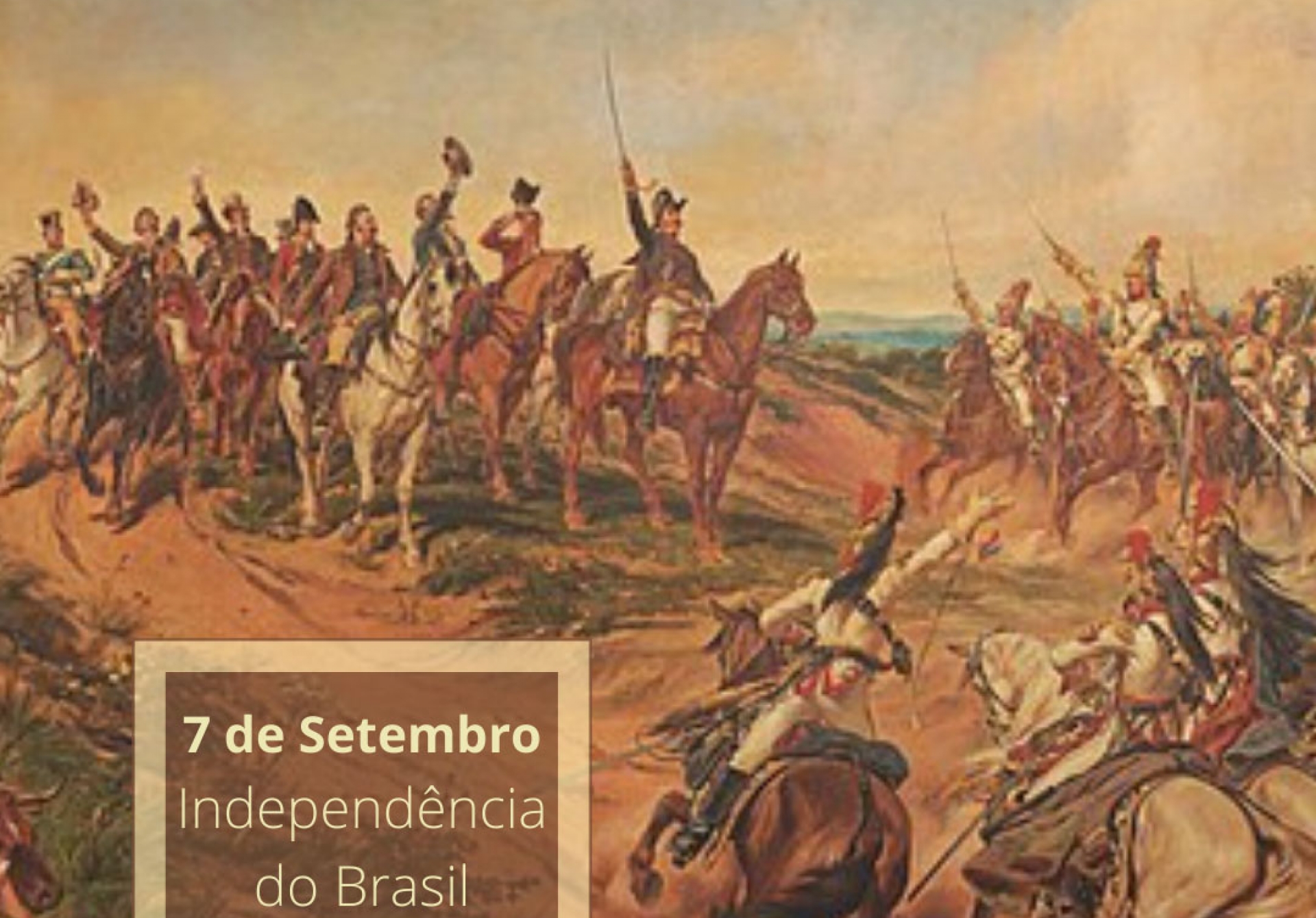 ¡Es la hora! ¡Independencia o muerte! ¡Estamos separados de Portugal!